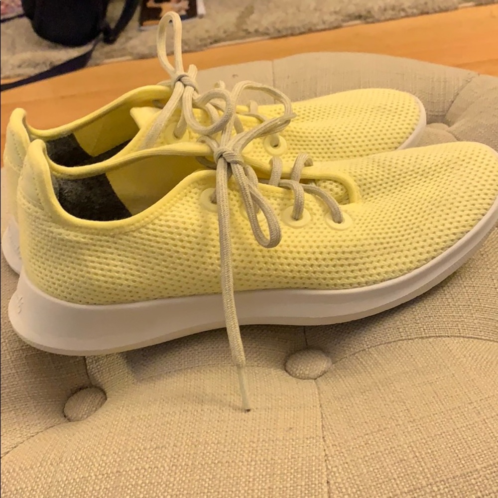 Yellow Allbird Tree Runners